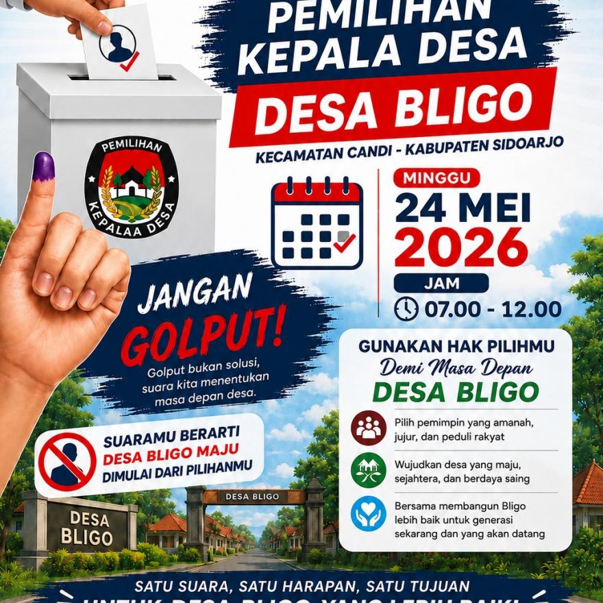 KEGIATAN MONITORING PERSIAPAN DI 10 TPS DESA BLIGO PADA PILKADES DESA BLIGO TA. 2026